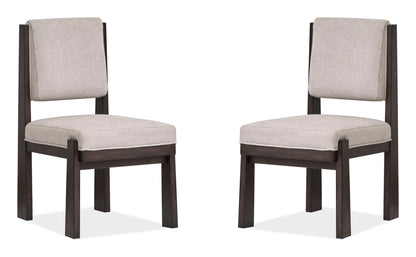 Tauren - Upholstered Side Chair (Set of 2) - Coffee Bean