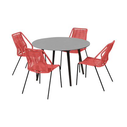 Kylie And Clip - 5 Piece Outdoor Patio Dining Set