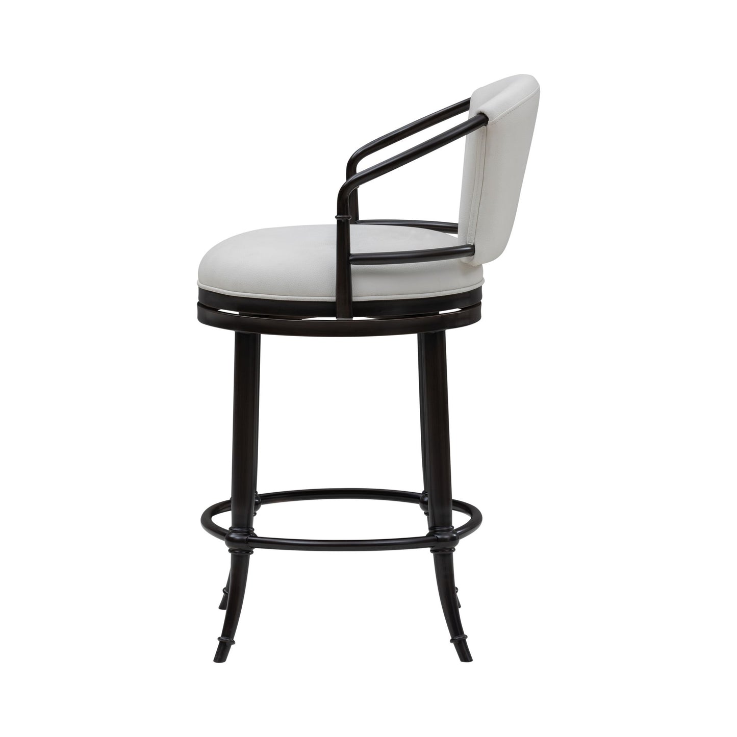 Otis - Upholstered Swivel Counter Height Barstool