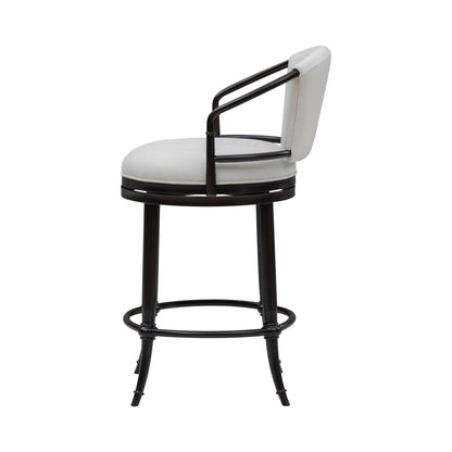 Otis - Upholstered Swivel Counter Height Barstool