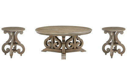 Tinley Park - Round Cocktail Table Set