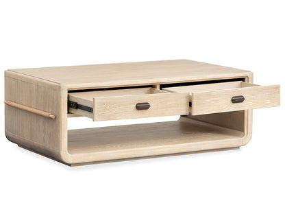 Sunset Cove - Rectangular Cocktail Table With Casters