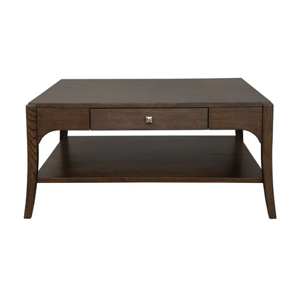 Sylvie - Rectangular Coffee Table - Dark Brown