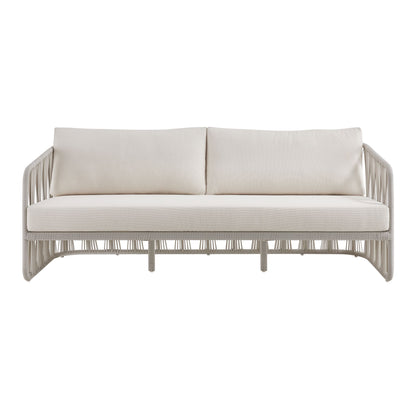 Breeze - Powder Coated Metal Outdoor Conversation Set With Cushions