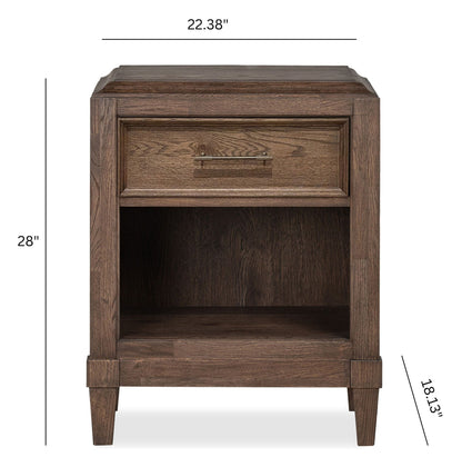 Groveland Park - Open Nightstand - Antique Coffee