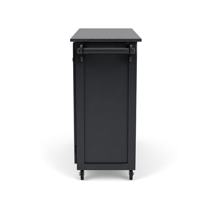 Create-A-Cart - Kitchen Cart With Black Granite Top
