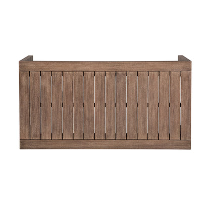 Relic - Outdoor Patio Coffee Table - Weathered Eucalyptus