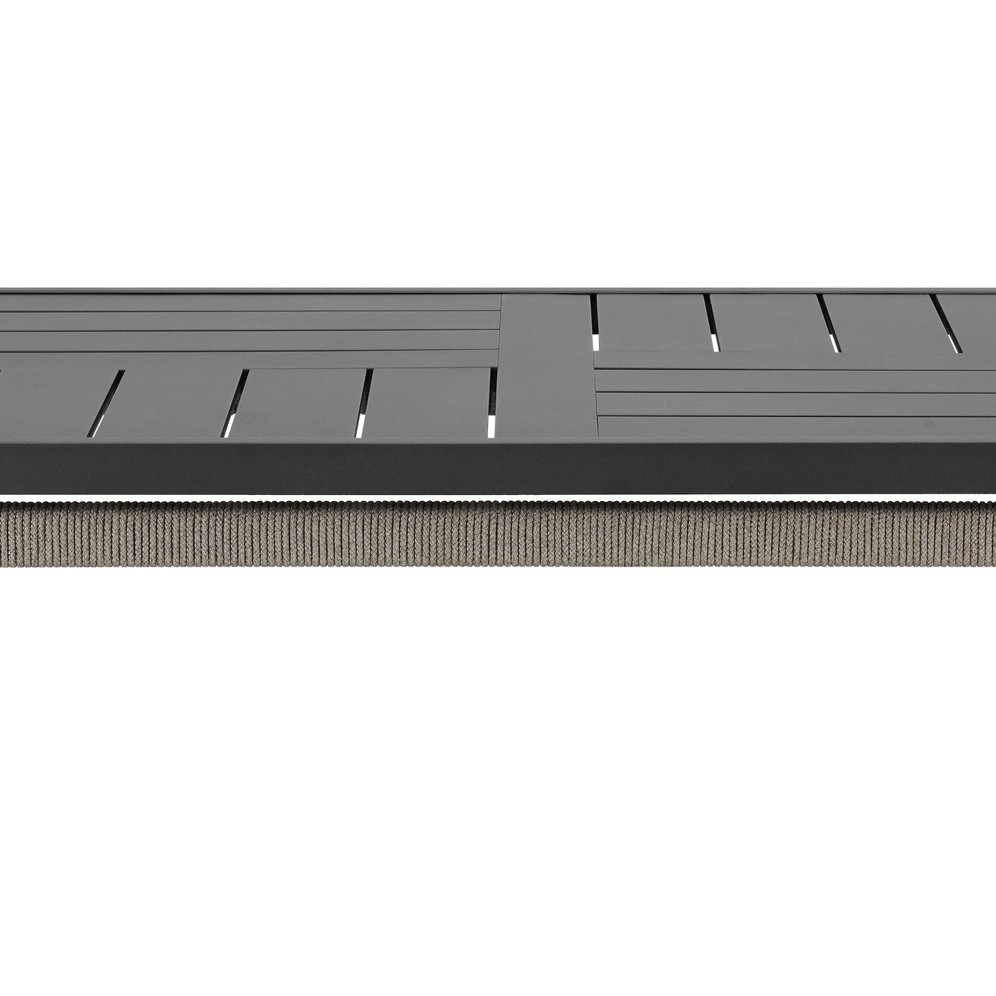 Zella - Rectangular Coffee Table - Charcoal / Light Gray