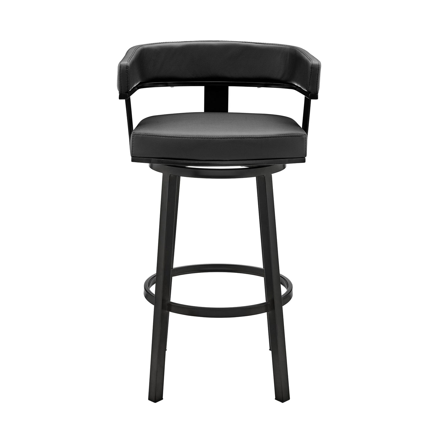 Cohen - Swivel Bar Stool - Black Finish
