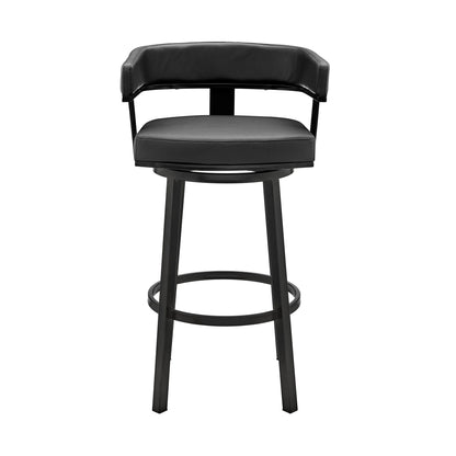 Cohen - Swivel Bar Stool - Black Finish