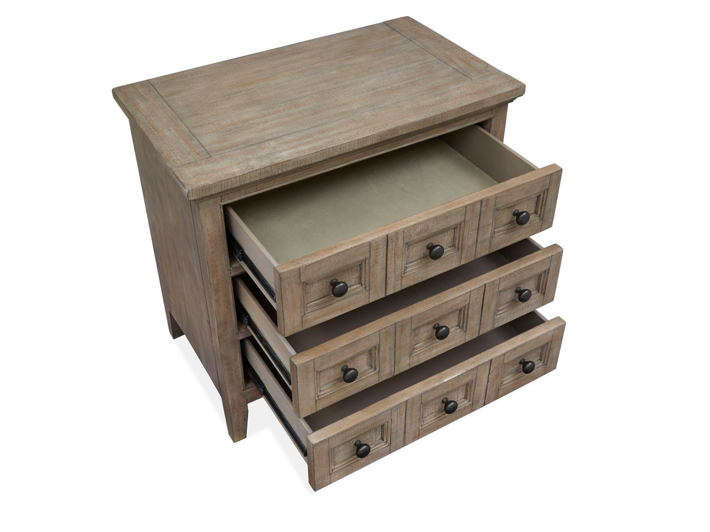 Paxton Place - Wood Drawer Nightstand - Dove Tail Grey