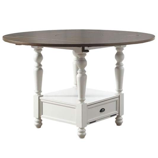 Joanna - Round Counter Height Table - Dark Brown