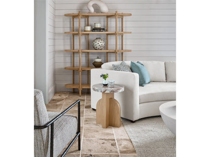 Modern - Riverine Accent Table - Light Brown