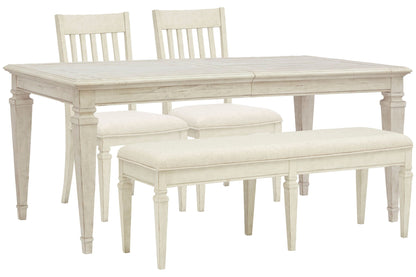 Newport - 4 Piece Extendable Rectangular Dining Table Set