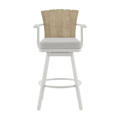 Hazel - Outdoor Patio Swivel Counter Stool Set