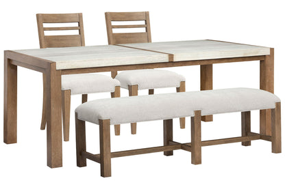 Plum Creek - 4 Piece Rectangular Dining Table Set