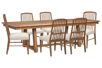 Woodward - Trestle Extendable Dining Table Set