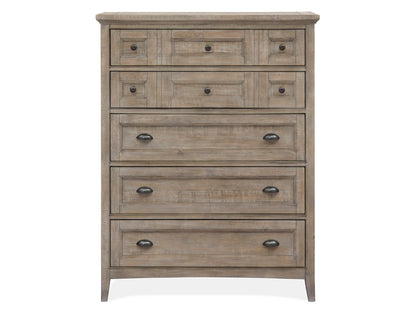 Paxton Place - Wood Drawer Chest - Dove Tail Grey