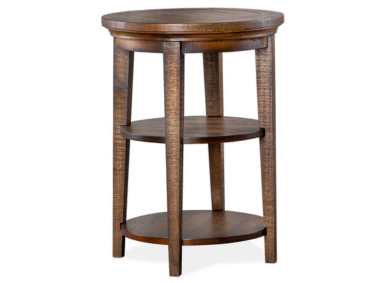 Bay Creek - Round Accent End Table - Toasted Nutmeg