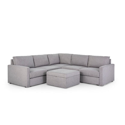 Flex - Sectional with Standard Arm and Storage Ottoman