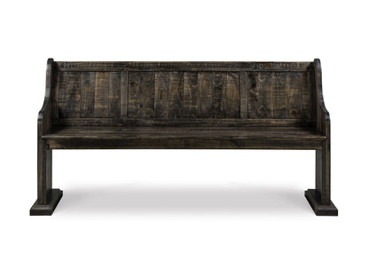 Bellamy - Bench With Back - Peppercorn