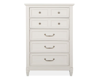 Willowbrook - Drawer Chest - Egg Shell White With Slight Rub Through