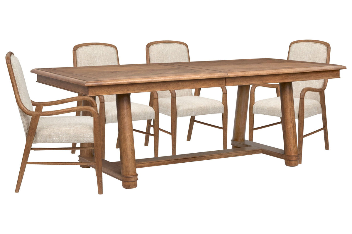 Woodward - Trestle Extendable Dining Table Set