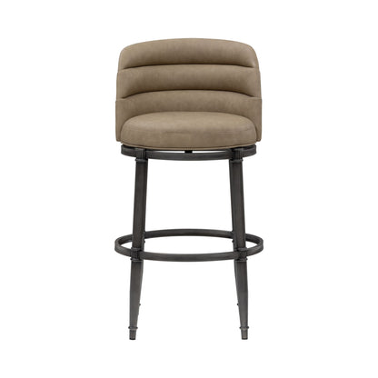 Eunice - Faux Leather Upholstered Swivel Barstool