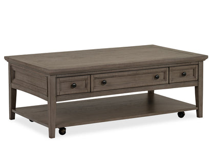 Paxton Place - Rectangular Caster Cocktail Table Set