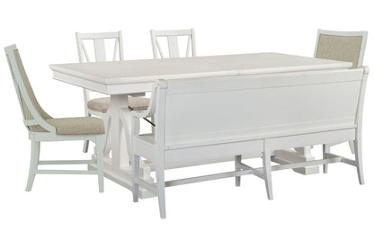 Heron Cove - Extendable Trestle Dining Table Set