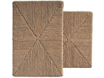 Oasis - Abaca Nesting Tables - Beige