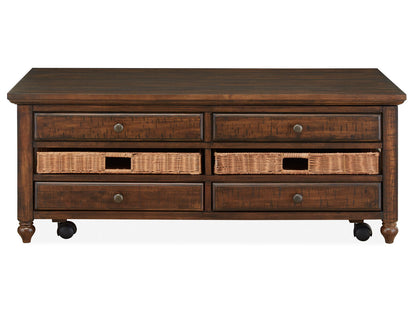 Cottage Lane - Wood Rectangular Lift-top Cocktail Table - Coffee