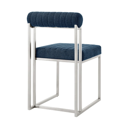 Anastasia - Dining Room Chair Set With Brushed Silver Frame