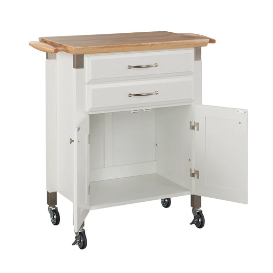Dolly Madison - Wood Kitchen Cart - Off-White