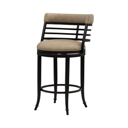 Telia - Upholstered Swivel Counter Height Barstool