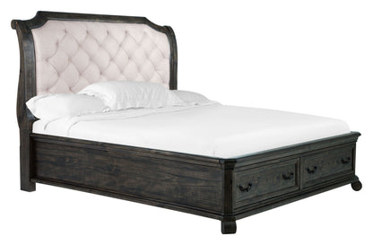 Bellamy - Sleigh Storage Bed Set