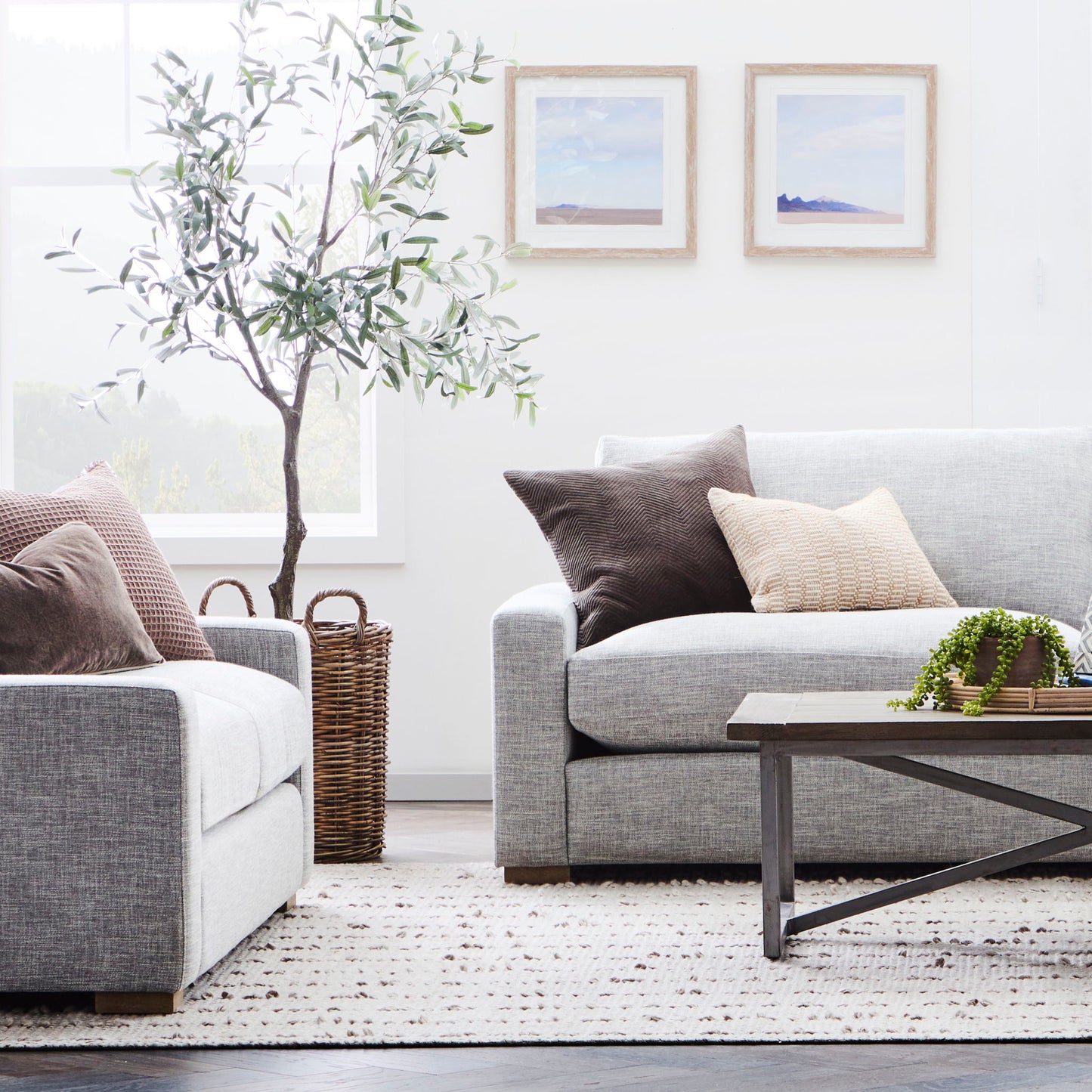 Alder - Loveseat - Cloud Gray