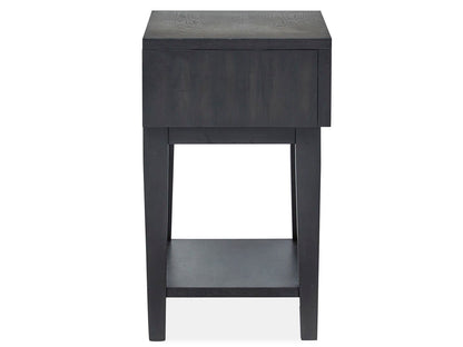 Lindon - Dark Open Nightstand - Coffee Bean