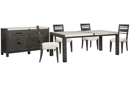 Plum Creek - 6 Piece Rectangular Dining Table Set