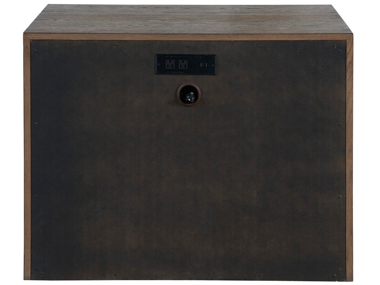 Modern - Atlas Drawer Nightstand - Dark Brown