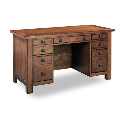 Tahoe - Pedestal Desk - Dark Brown