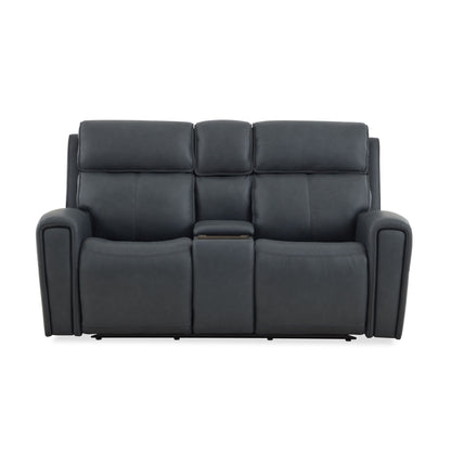 Warren - Power Reclining Loveseat With Console, Power Headrest & Lumbar