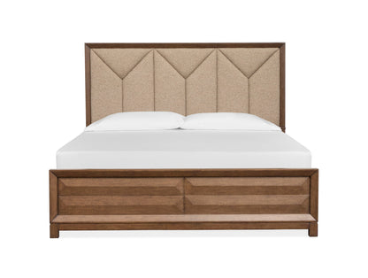 Callisto - Upholstered Panel Bed