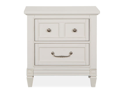 Willowbrook - Drawer Nightstand - Egg Shell White With Slight Rub Through