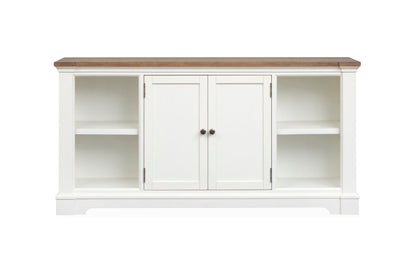 Kingston - Credenza - Whisper White And Cerused Nutmeg