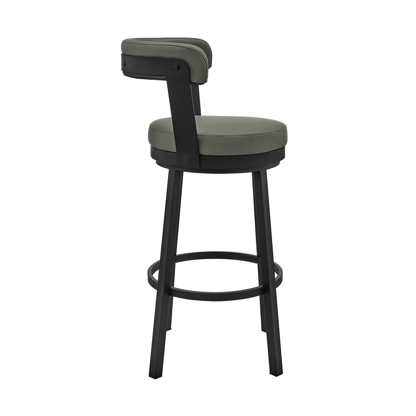 Kobe - Swivel Bar Stool - Black Finish