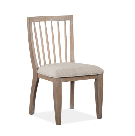 Ainsley - Dining Side Chair With Upholstered Seat (Set of 2) - Cerused Khaki