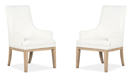 Coventry - Upholstered Host Chair (Set of 2) - Honey Wheat