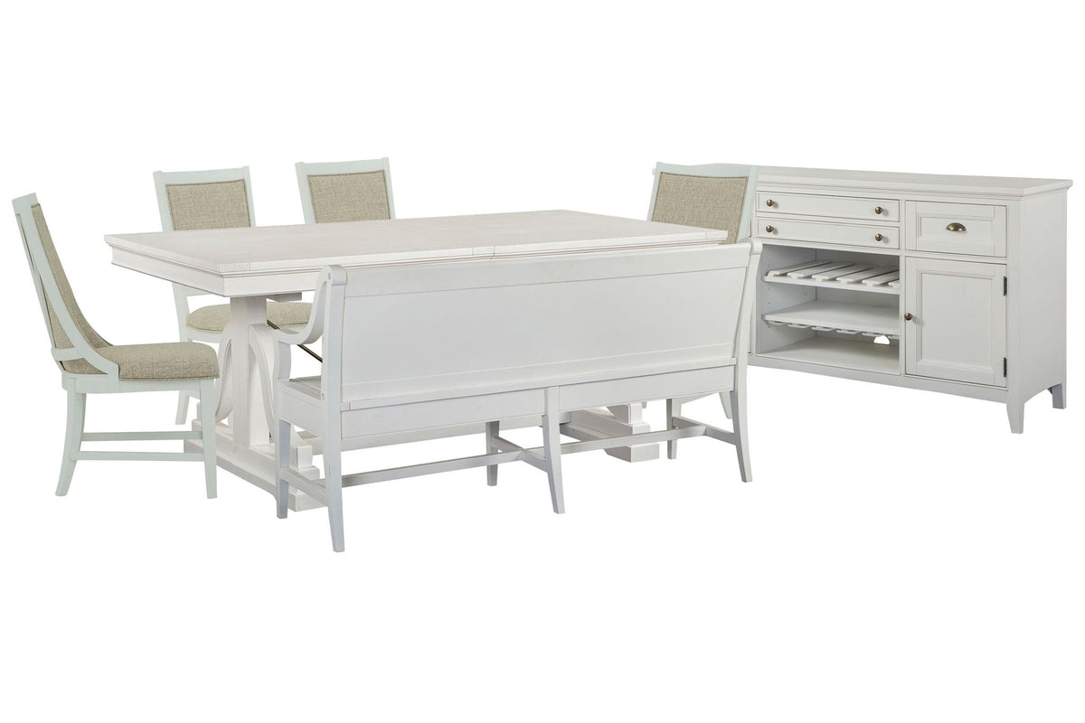 Heron Cove - Extendable Trestle Dining Table Set