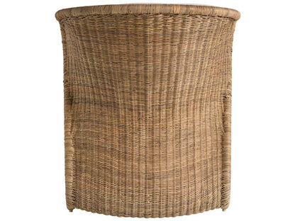 Oasis - Lounge Chair - Light Brown / White